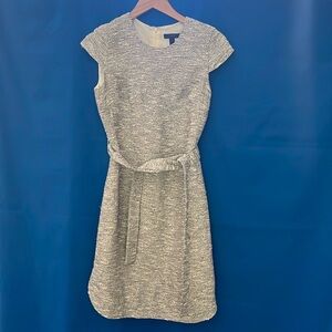 J. Crew Gray Textured Dress